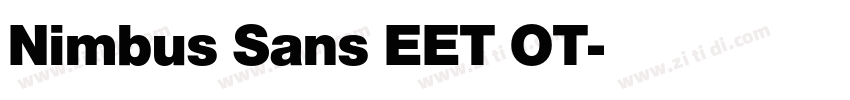 Nimbus Sans EET OT字体转换 Nimbus Sans EET OT字体转换